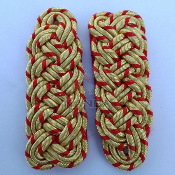 Gold And Red Cord Shoulder Board