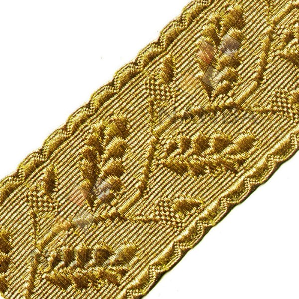 Uniform Gold Braid Or Lace With Acacia Leaves