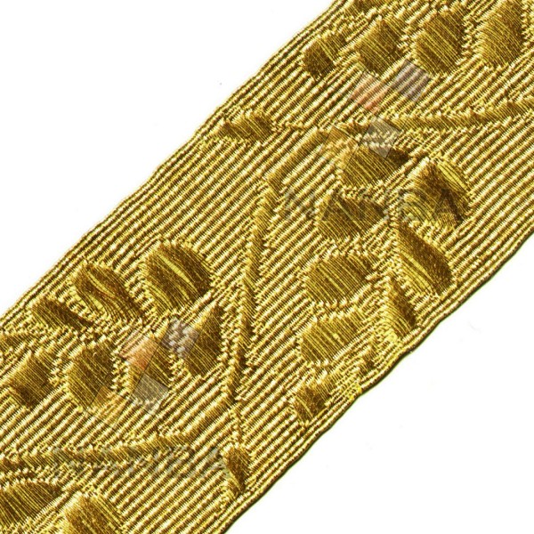 Uniform Gold Braid or Lace with Acacia leaves (Clean Border)