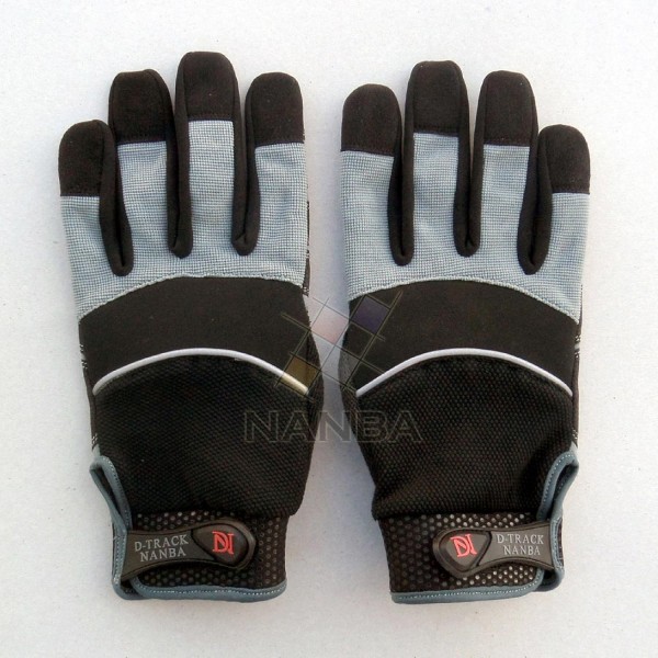 Mechanics Gloves Black and Silver