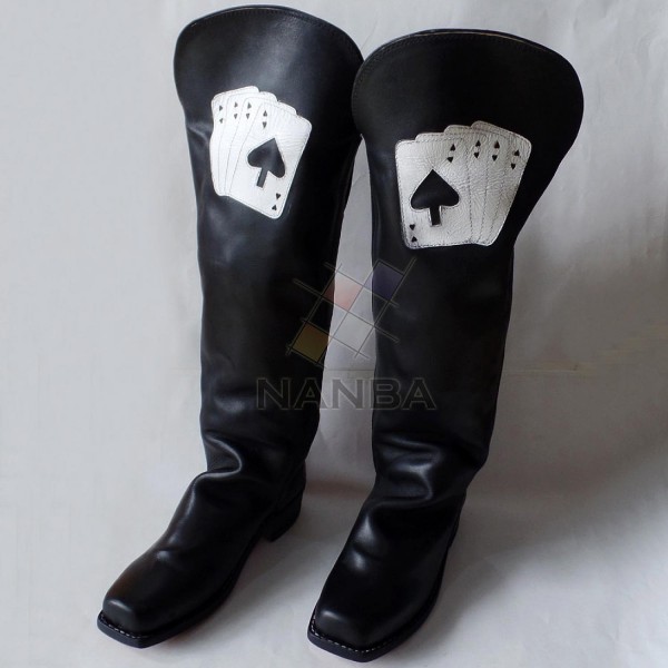 Civil War Leather Long Boots