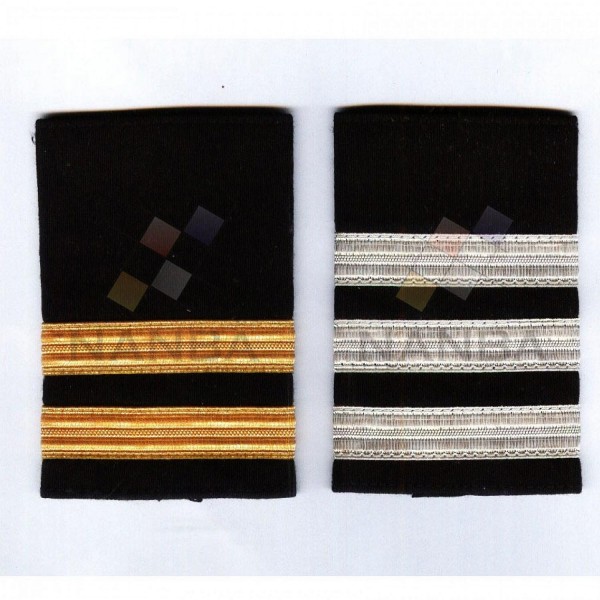 Shoulder Ranks With Gold Braided