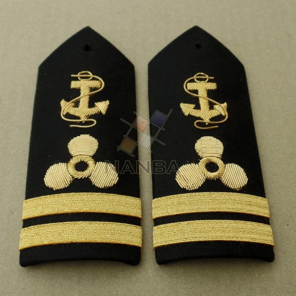 Navy Embroidered Shoulder Ranks