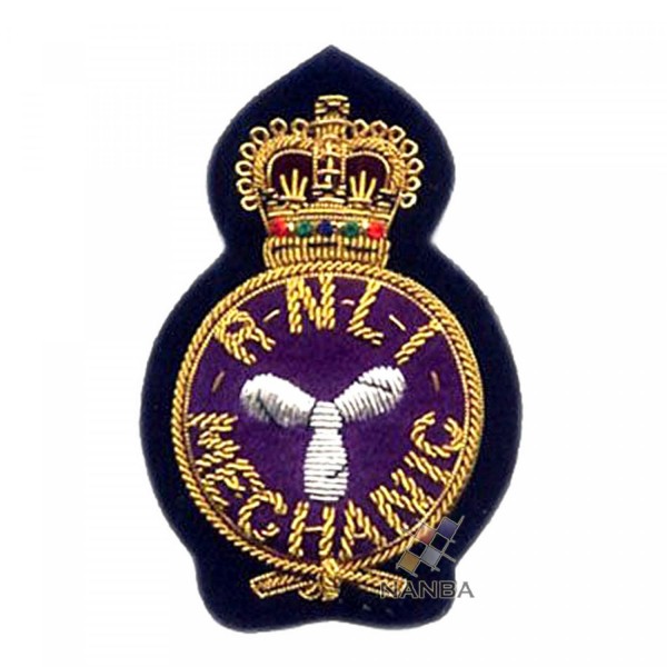 Bullion Embroidered Cap Badge