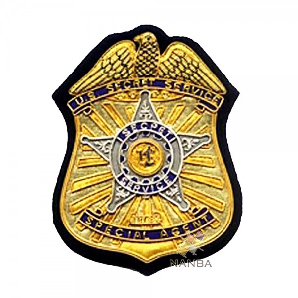 Embroidered Secret Service Badge