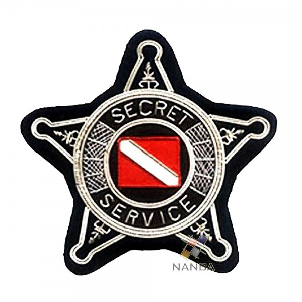Embroidered Secret Service Badge