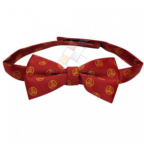 Masonic Bow Tie Royal Arch RA with Taus Red and Yellow