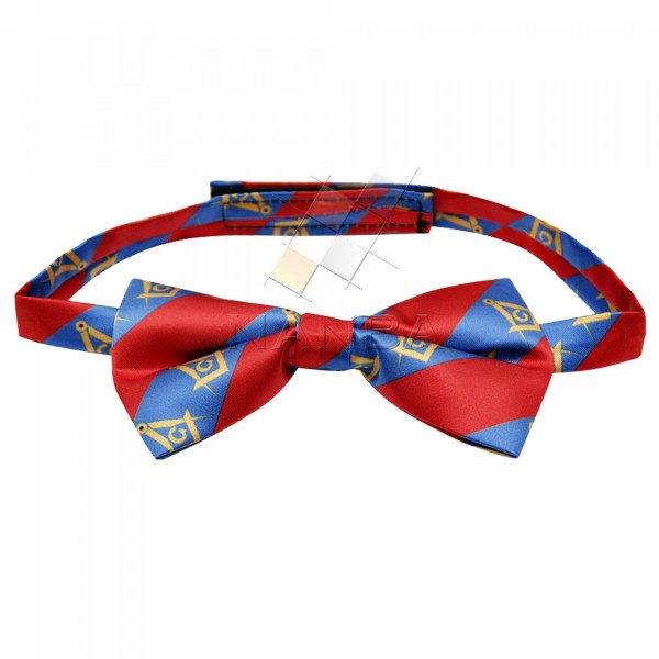 Masonic Bow Tie with Square and Compass