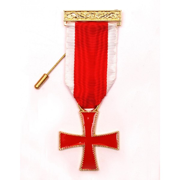Masonic Knights Templar KT Breast Jewel with a Jewel Wallet
