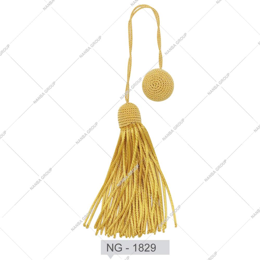 27 NANBA GROUP Metallic Bullion Wire Customized Size Fringe Tassel for Uniforms Graduation Decorative Use-Making Supplies
