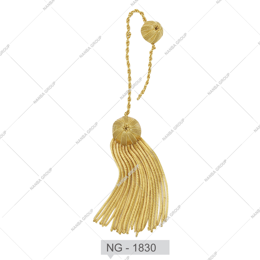 28 NANBA GROUP Metallic Bullion Wire Customized Size Fringe Tassel for Uniforms Garment Home Textile Decoration Making Supplies