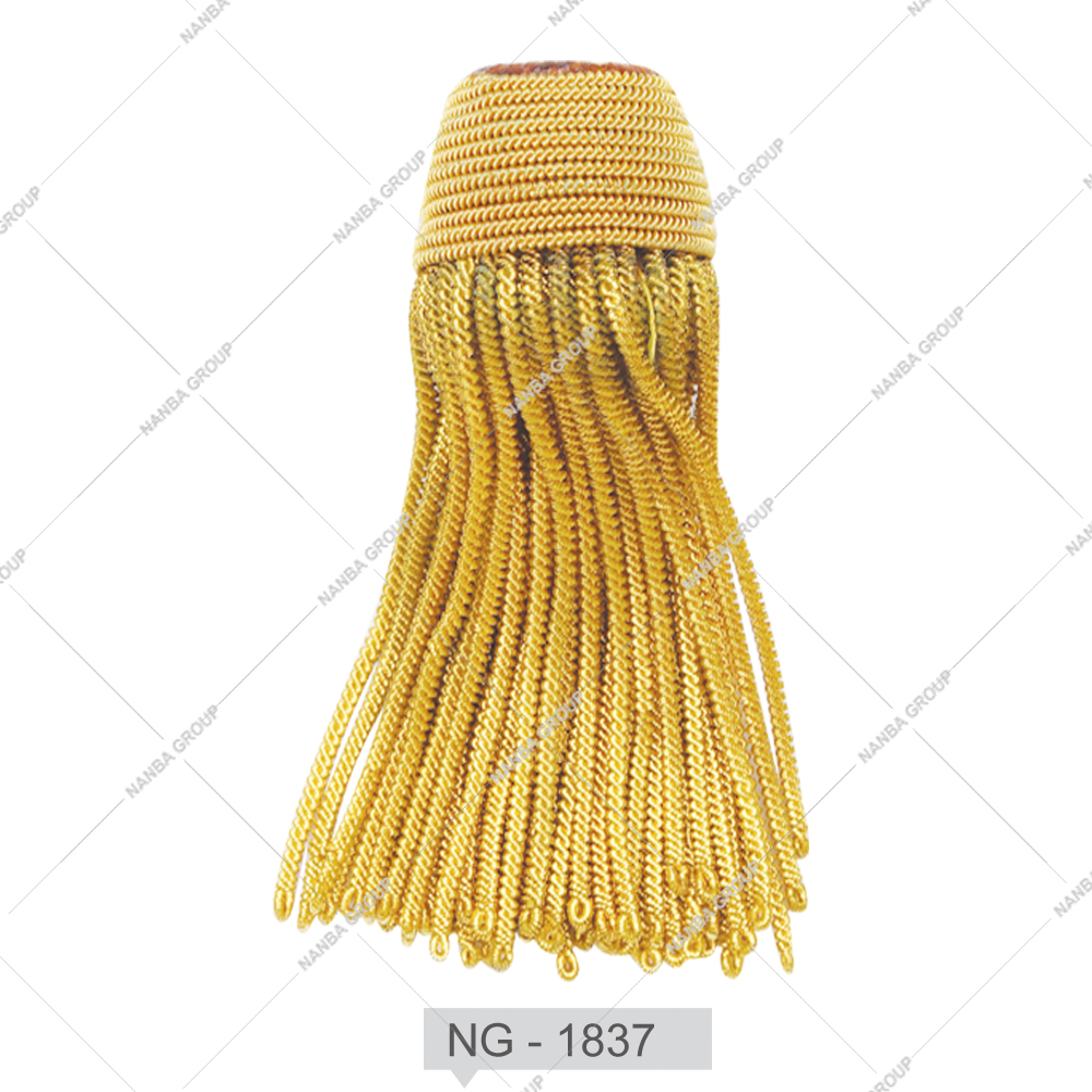 36 Custom High Quality Bullion Wire Fringe Tassel for Uniforms and Graduation Fringe Tassel