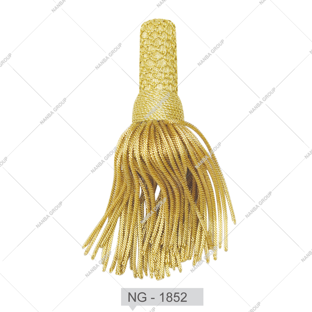 51 Customized Supply Uniform Gold Bullion Tassels Bullion Tassel French Metallic Gold Tassel