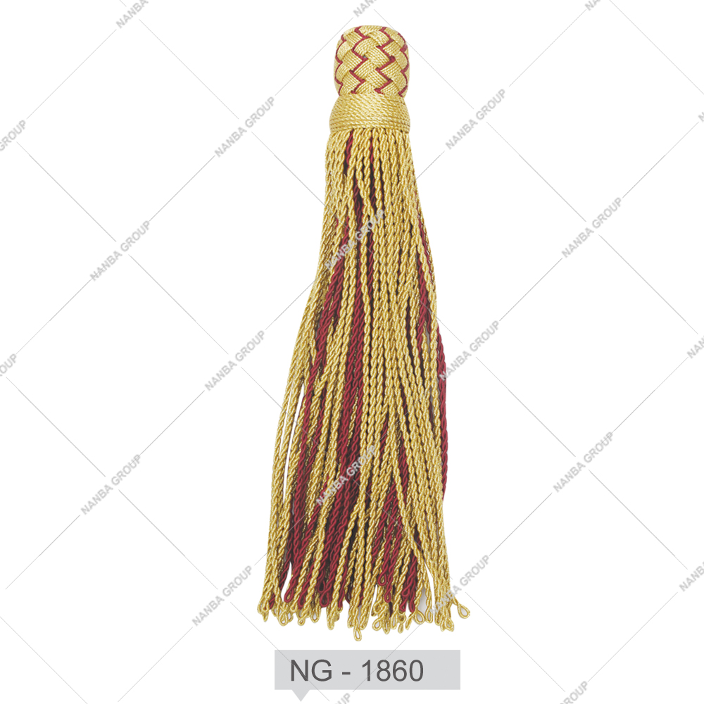 59 OEM Custom Gold Bullion Tassels Wholesale Metallic Bullion Tassel High Quality Materials Handmade