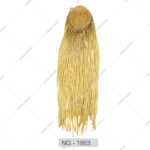 OEM Customized Long Gold Fringe Tassel with Cord Wholesale Bullion Metallic Wire