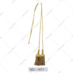 high quality custom design Gold Bullion Woven Tassels uniform Decoration