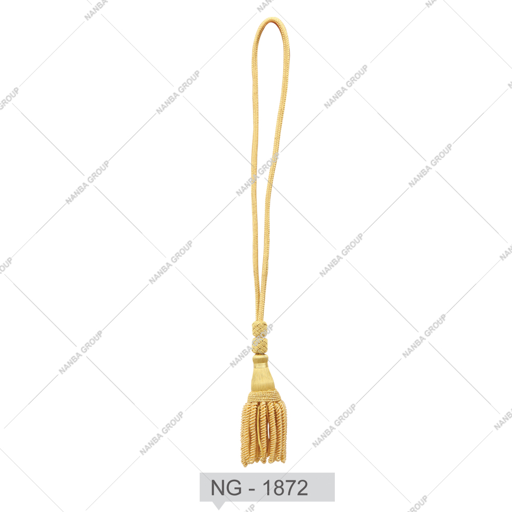 72 Customers Requirement Logo 100% Mesh Wholesale High Quality for Graduation Gold Tassel Trims