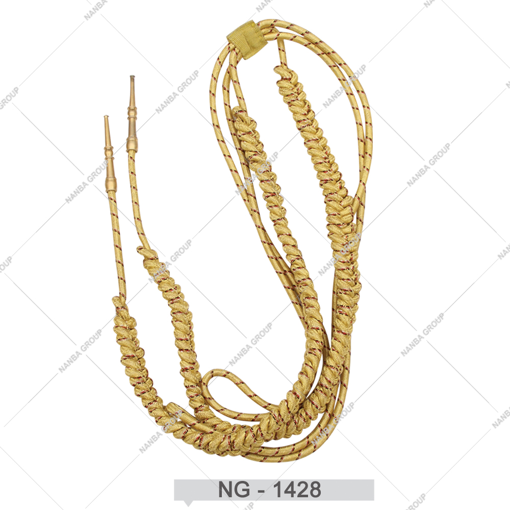 NG - 1428 Whole Sale Uniform Aiguillettes OEM Accoutrements and Accessories