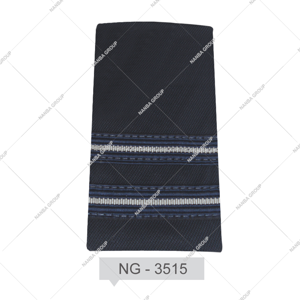 NG - 3515 Custom Metal Shoulder Epaulets Embroidery Pin Badges Boards for Pilot Epaulets Uniform Accessories