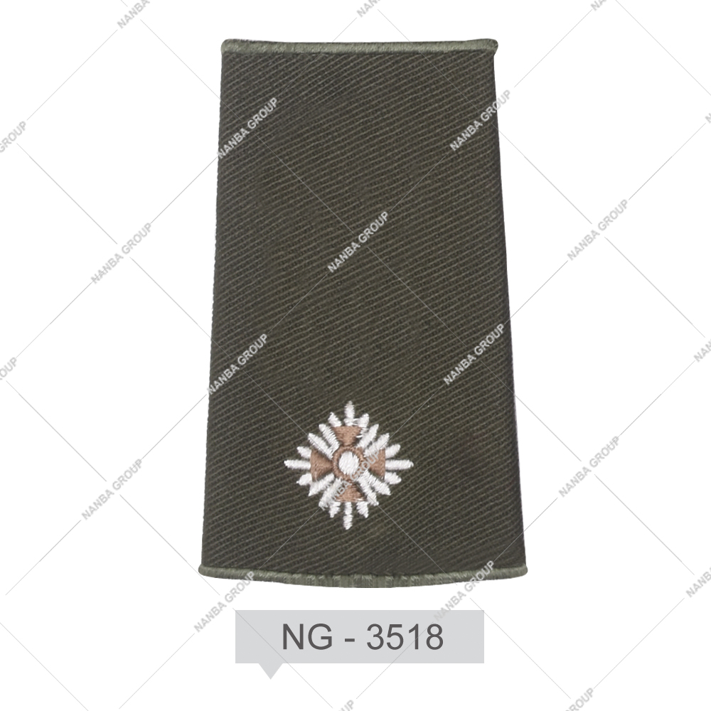 NG - 3518 Customizable Embroidered Eco-Friendly Professional Uniform General Shoulder Epaulets Boards