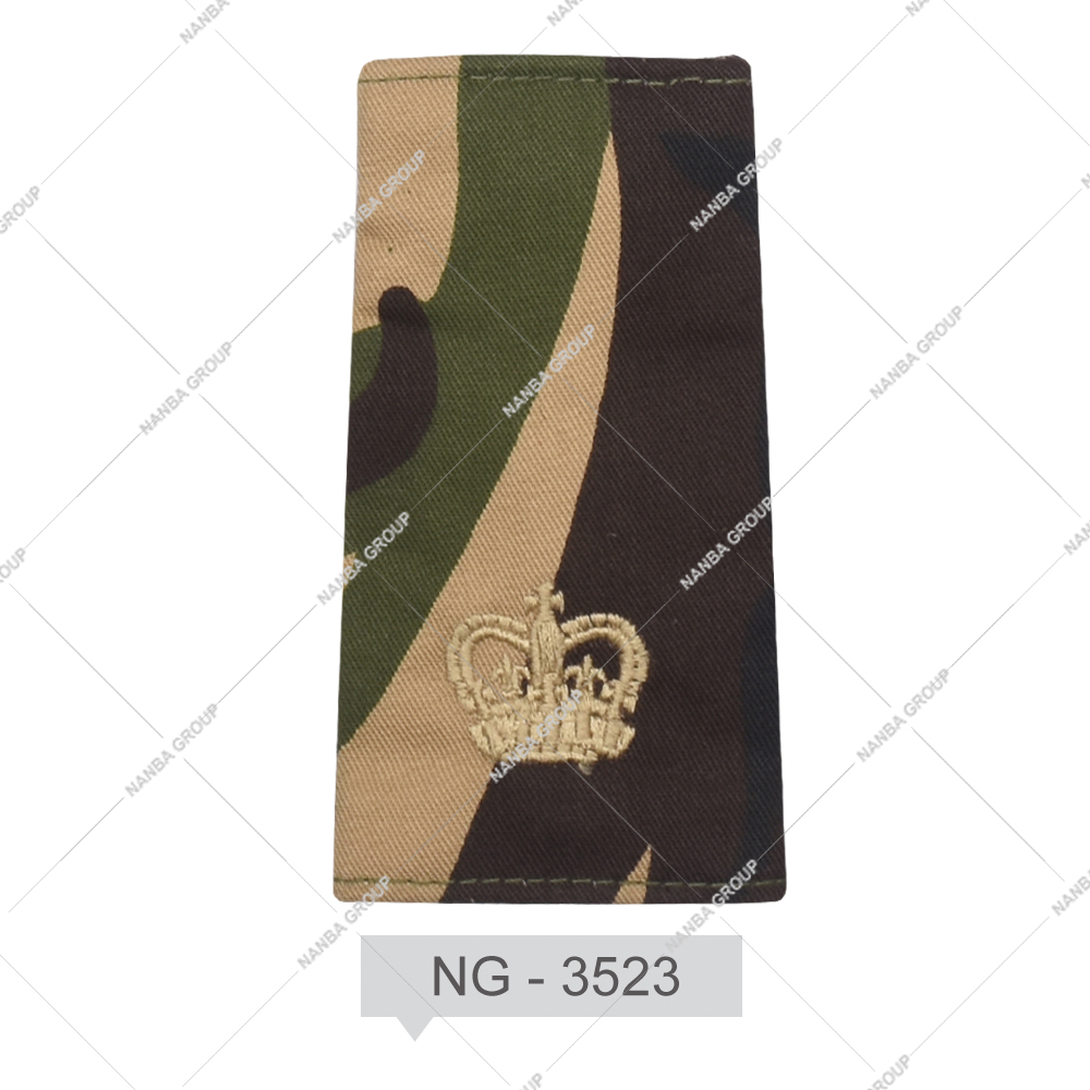 NG - 3523 Best Quality Embroidery Eco-Friendly Shoulder Board Pilot Strap Uniform Epaulettes Rank Customized Design Made in Pakistan