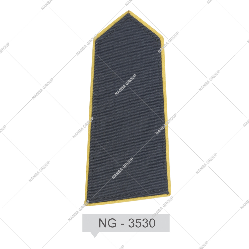 NG - 3530 Custom Logo Embroidery Patch Eco-Friendly Unique Design Brass Fabric Shoulder Board Epaulet Uniform Personal Defense Equipment