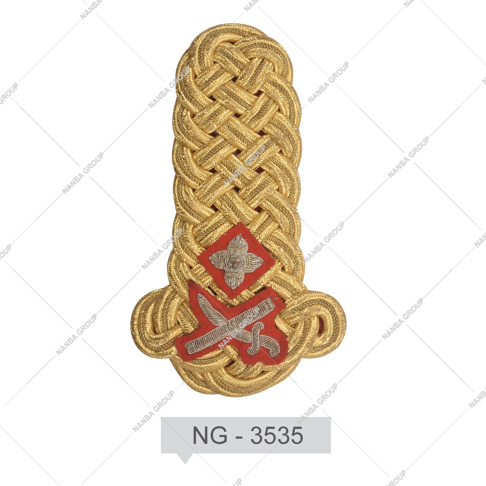 NG - 3535 OEM ODM Epaulets Epaulettes and Badge Formal Epaulette Security Uniform Accessories Shoulder Boards