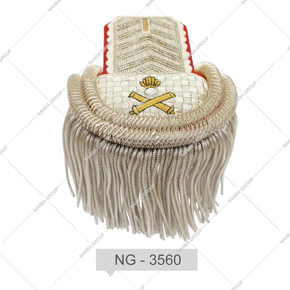 NG - 3560 Factory Prices Hard Shoulder Boards Epaulettes Ceremonial Uniforms Ceremonial Epaulettes Ceremonial Rank Epaulettes Sale