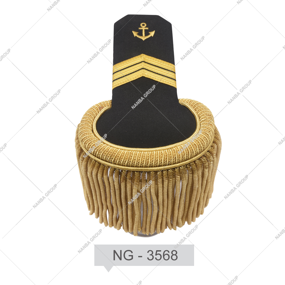 NG - 3568 Customized Custom Captain Shoulder Badge Boards Embroidery Epaulettes