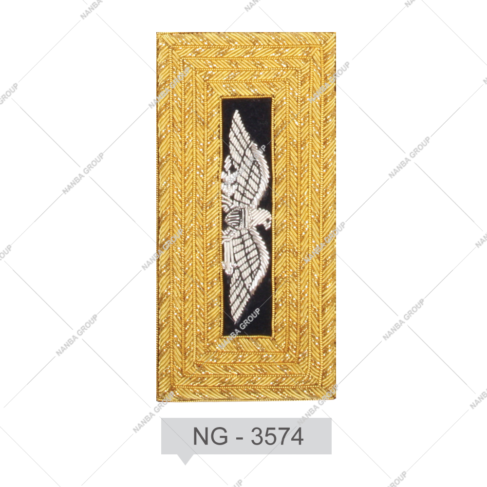 NG - 3574 Customized Best Quality Shoulder Board Uniform Epaulettes Rank Customized Design