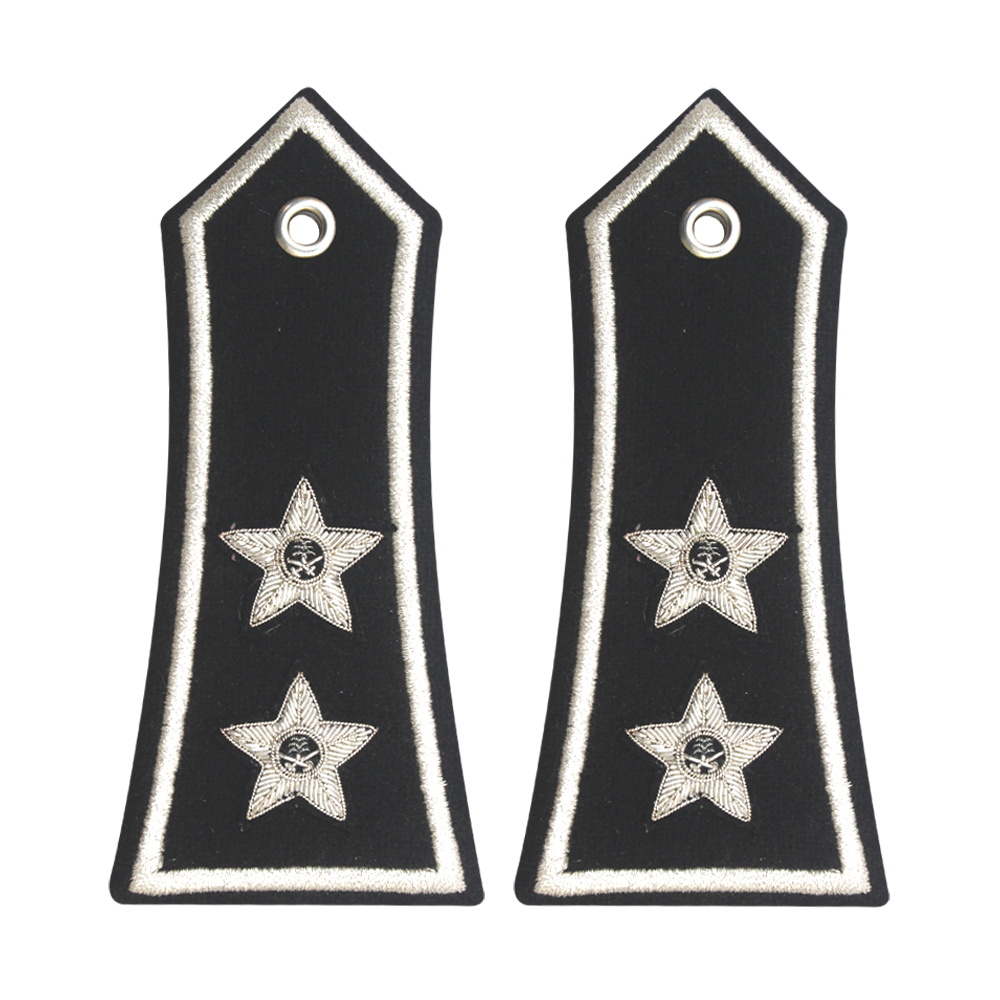 shoulder-epaulettes (100) NANBA GROUP Ceremonial Uniform Shoulder Boards & Epaulettes Soft -On Eco-Friendly Embroidery Custom Low MOQ for Sale