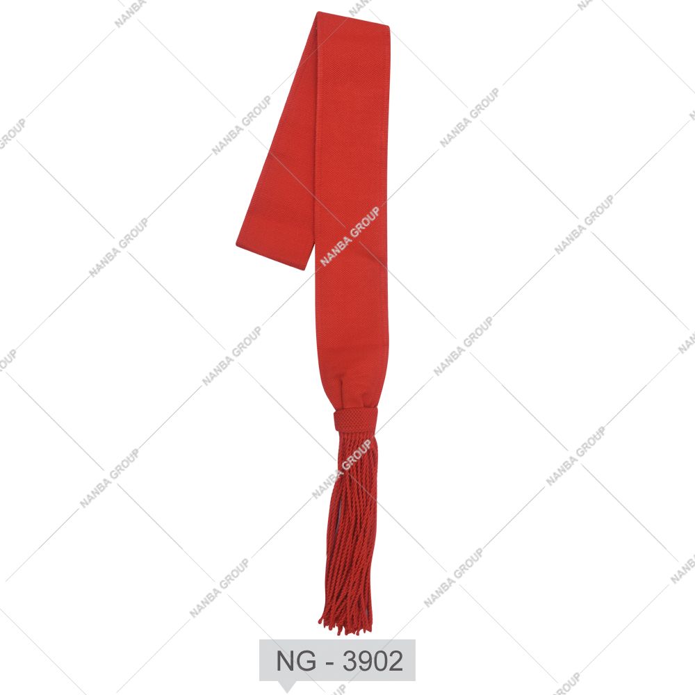 NG - 3902 Satin Uniform Sash Embroidered Logo Eco-Friendly Outdoor Protection for Ceremonial Events Special Occasions Customizable High