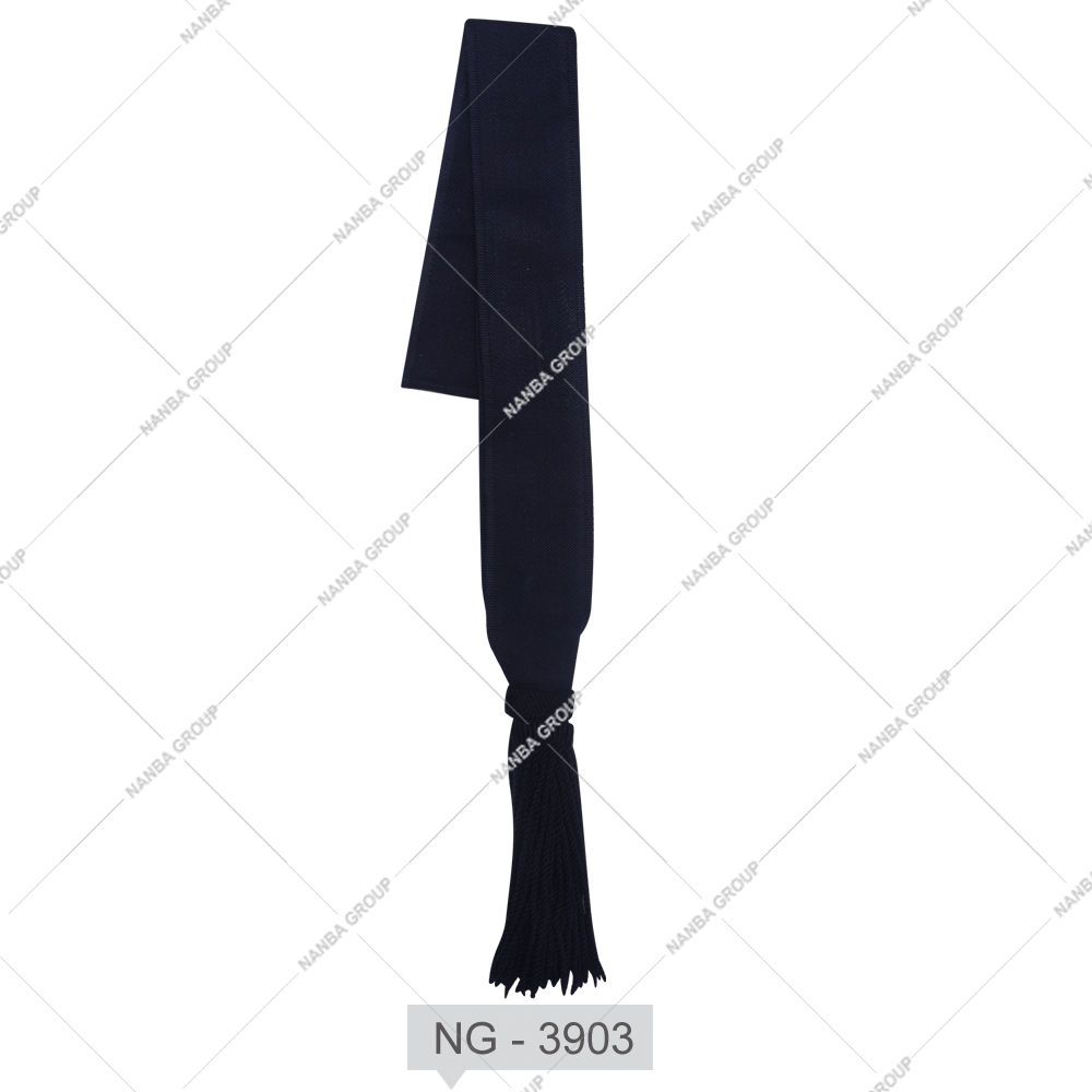 NG - 3903 Wholesale NANBA GROUP Custom Made Embroidered Satin Fabric Eco-Friendly Outdoor Protection Waist Strap Sash Belts Low MOQ