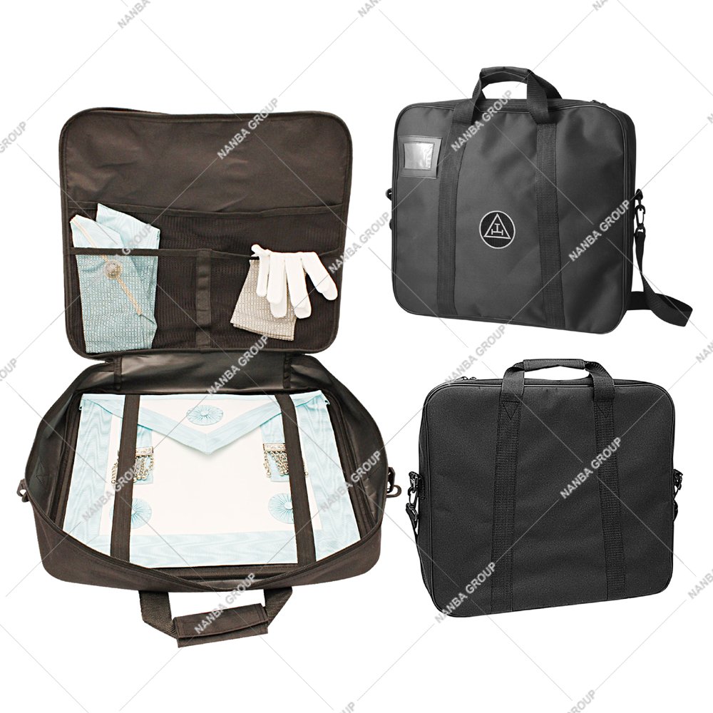 Phot-07 Royal Arch Soft Case – Direct Silver Embroidery | Cordura Freemason Bag with Strap & Inner Pocket – MM/WM