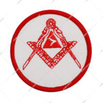 Embroidered Masonic with Yoke Patches. Two Sizes to Choose From, 2″ or 3″(Stated Sizes are Approximate)