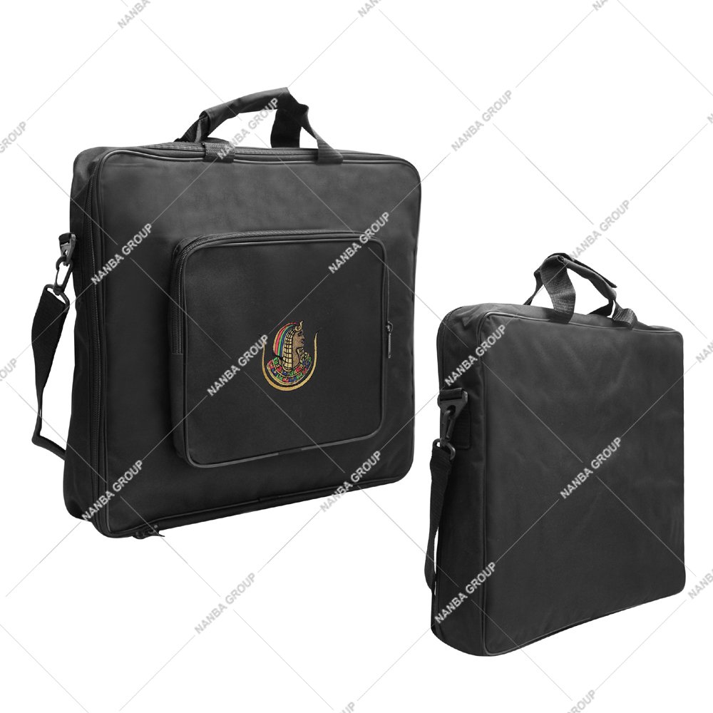 Photo-09 Provincial Luxury Lightweight Soft Case Pocket Daughter Of Isis Embroidery Masonic Apron Carrying Shoulder Bag Soft Regalia Case