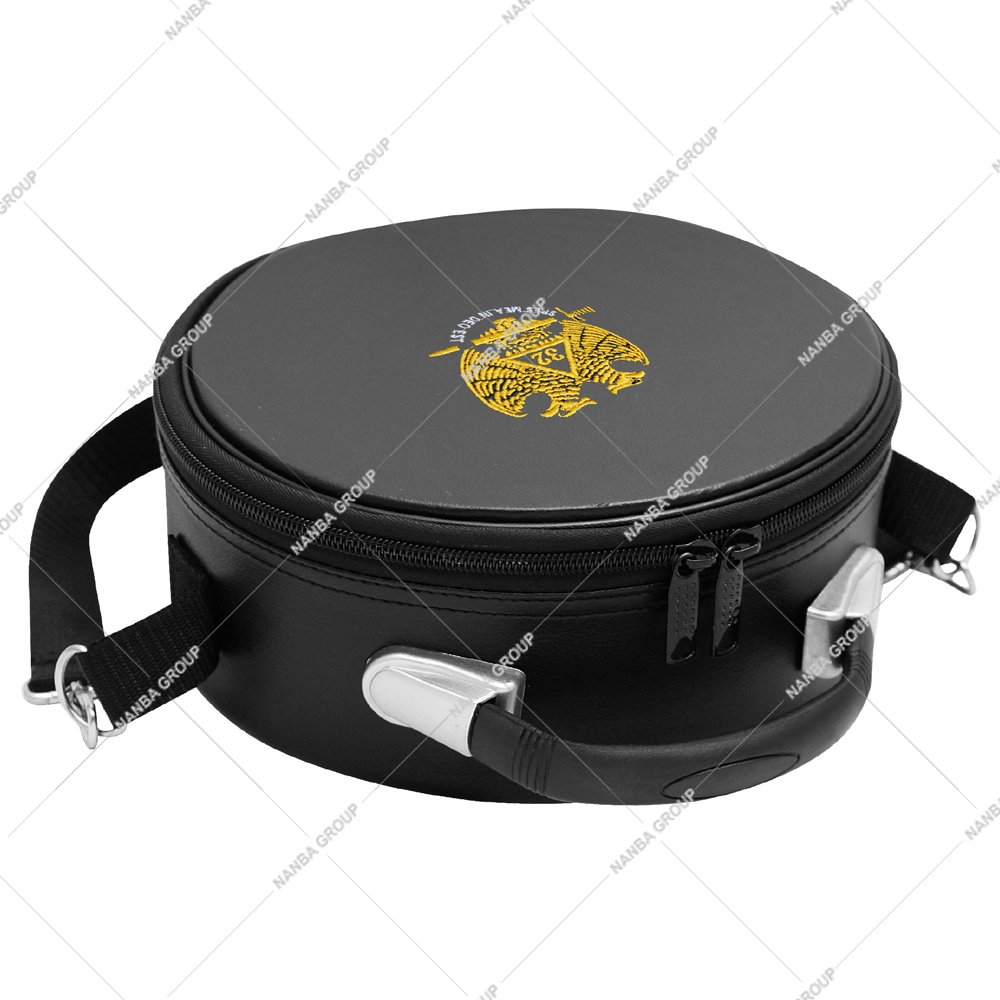 Photo-08 32rd Degree Scottish Rite Crown Cap Case – Double Eagle Down Black Imitation Leather