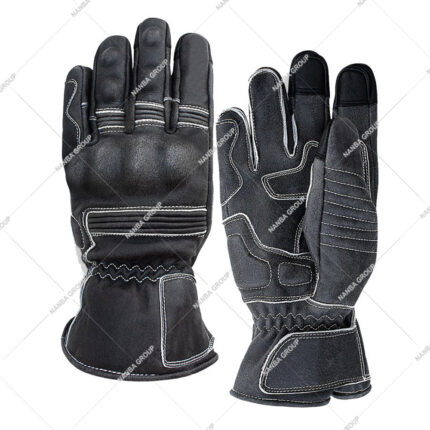 Unique Design Low Price Custom MOQ Protection Leather Full Finger Non-Slip Polyester/Cotton Unisex Safety Gloves