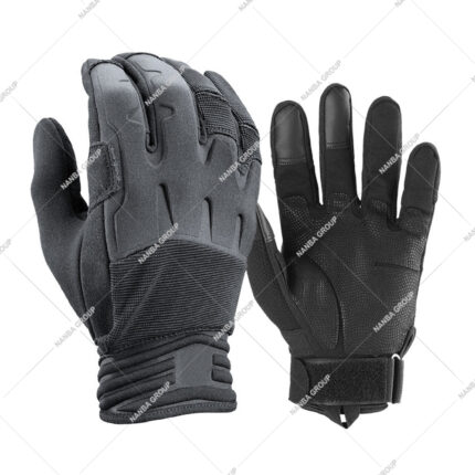 Unique Design Winter Outdoor Low MOQ Custom Logo Hand Grip Security Gloves