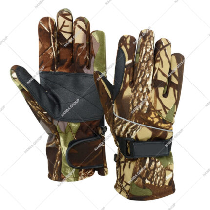 Low MOQ Full Finger Non-Slip Lightweight Winnter Hunting Gloves with Watermark Printing
