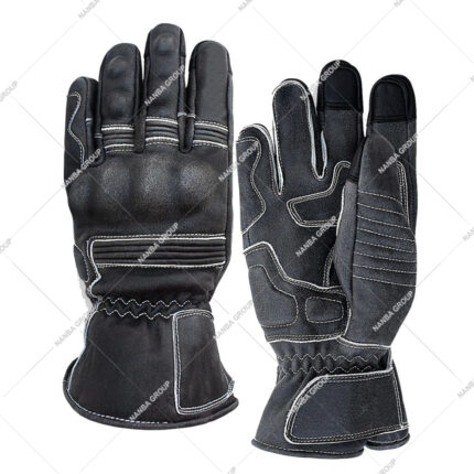 Unique Design Low Price Custom MOQ Protection Leather Full Finger Non-Slip Polyester/Cotton Unisex Safety Gloves