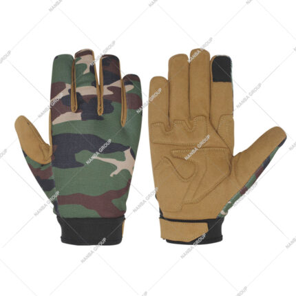 High Quality Leather Full Finger Tactical Gloves with Non-Slip Quick Drying Touch Screen & Cut Resistant Features Unisex