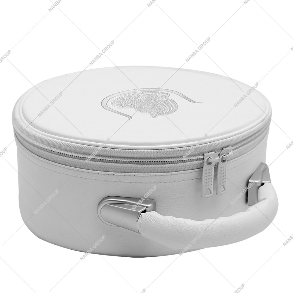 Nanba Group Watermark copy White Daughters of Isis emblem Machine Embroidery WHITE Without Strap