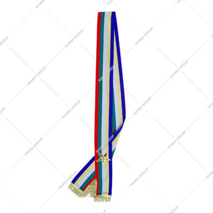 Universal Amaranth Sash-Order of Eastern Star Regalia Silk Moire & Polyester Satin Handmade