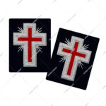 Past Commander Knights Templar Frock Coat Sleeve Insignia Silver | Masonic Regalia Accessories