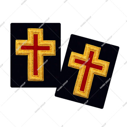 EMINENT KNIGHTS TEMPLAR Frock Coat Sleeve Insignia Glod | Gold Bullion Knights Templar Rosette