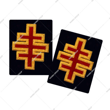 Grand Encampment Knights Templar Frock Coat Sleeve Insignia Gold | High Quality Knights Templar Badge