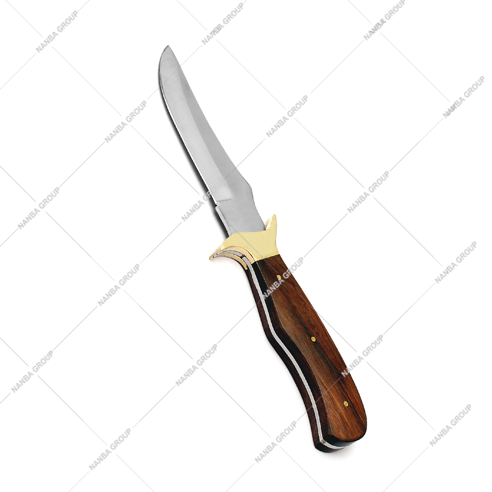 4 Civil War Inspired Bowie Knife — Stainless Steel Blade and Rosewood Handle