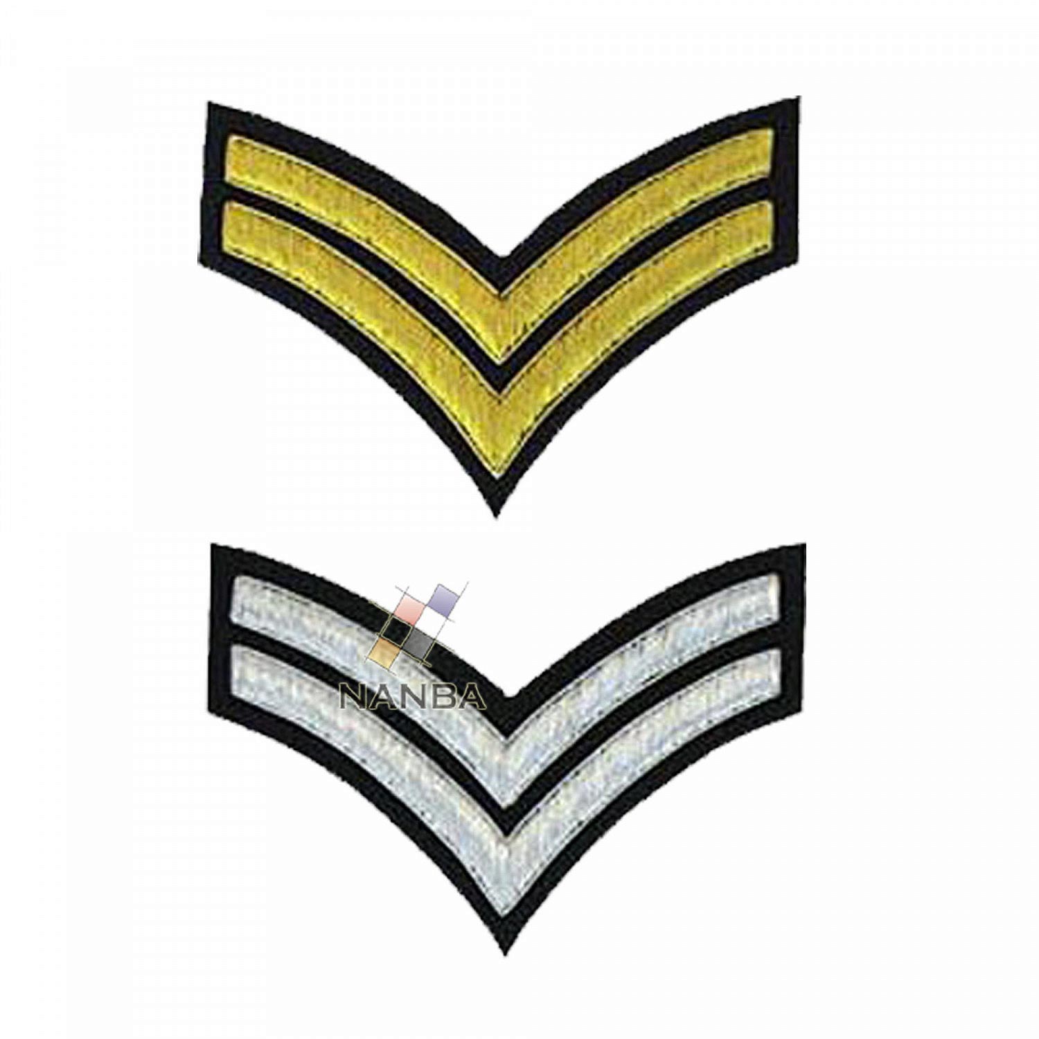 2 Stripe Chevron Badge 2 Stripe Chevron Badge