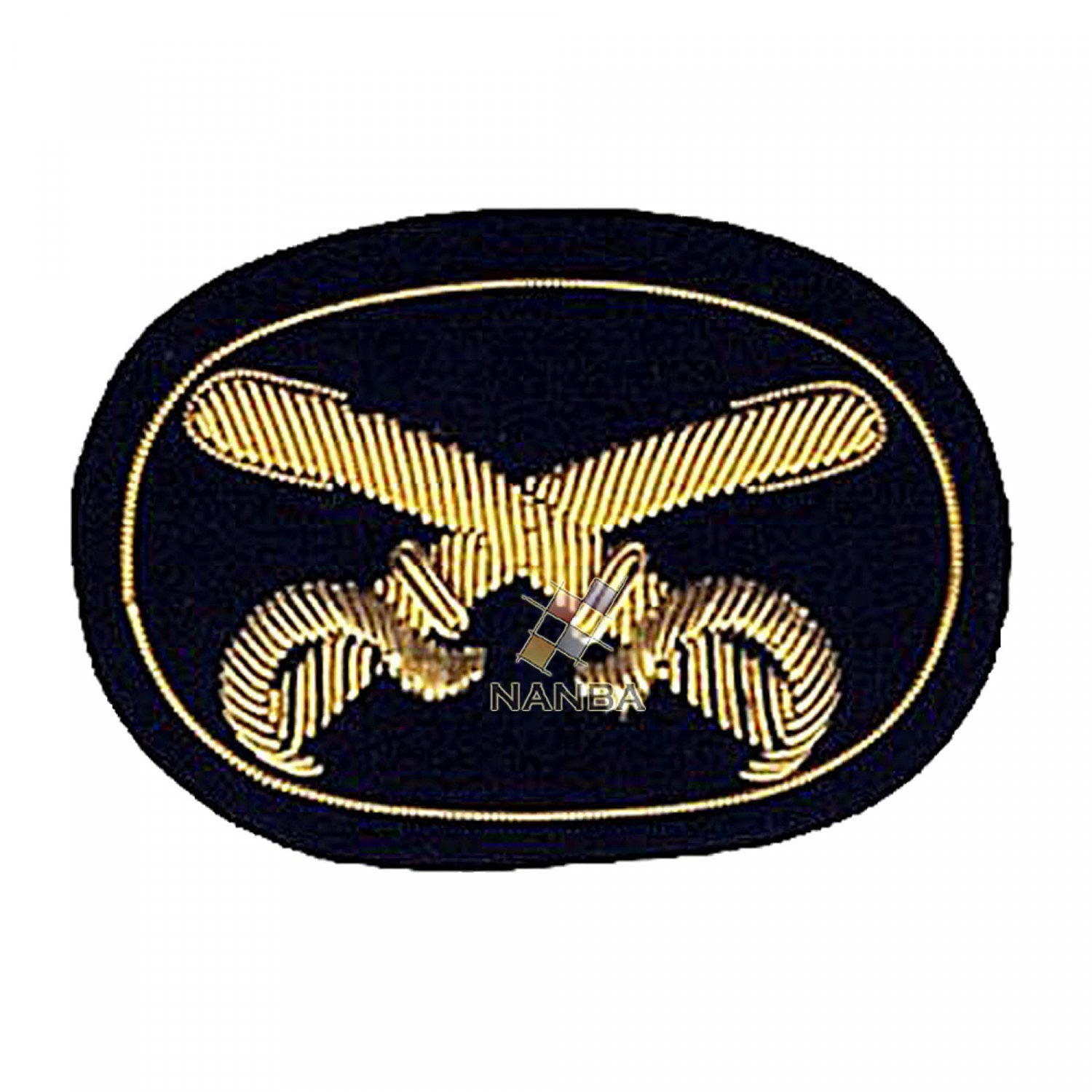 Artillery Embroidered Hat Badge Artillery Embroidered Hat Badge